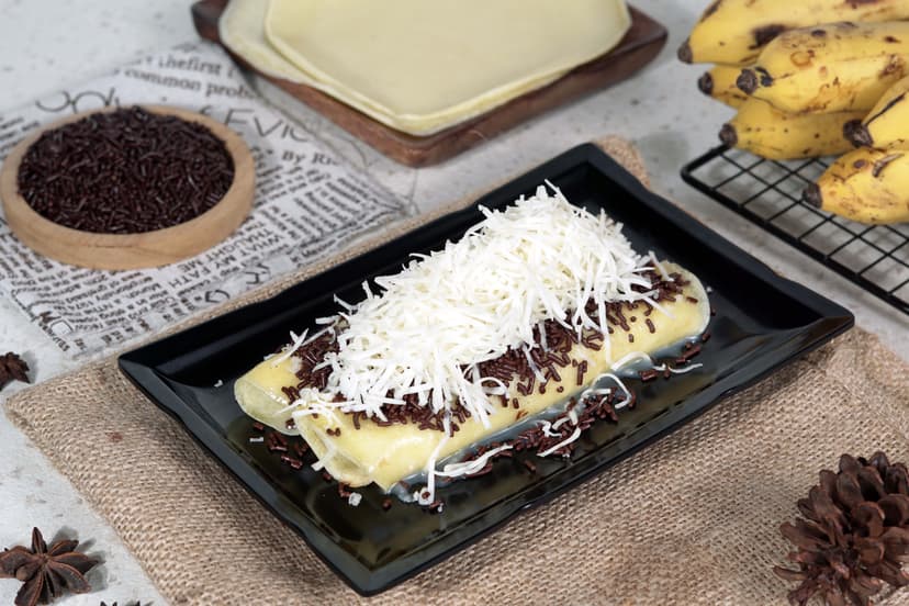 Banana Pancake Cokelat Keju