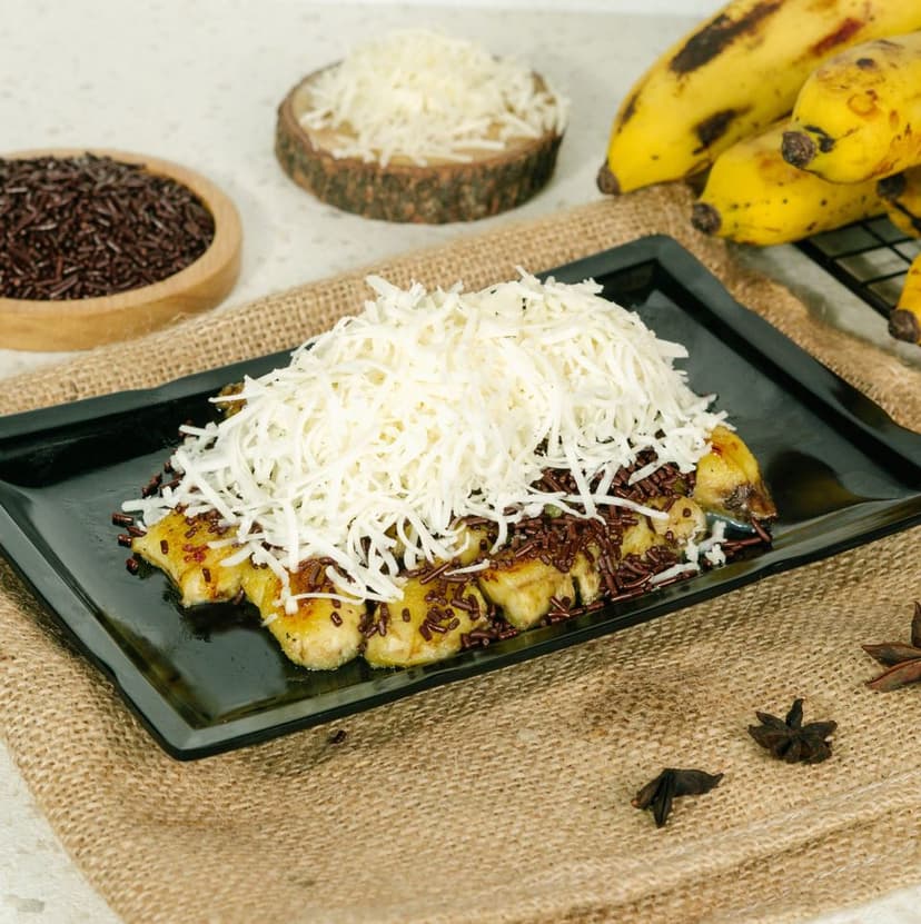 Pisang Cokelat Keju