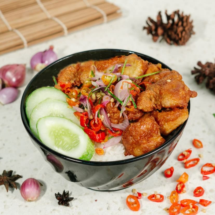 Nasi Ayam Geprek Sambal Matah