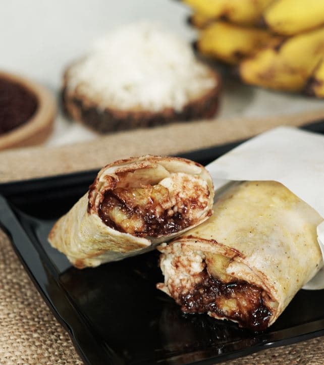 Kebab Banana Cokelat Keju / Mozarella